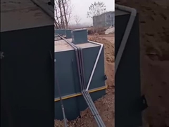 Kohlenstoffstahl begrub Abwasseraufbereitungs-Ausrüstungs-Krankenhaus inländisches 10m3/H MBR umfassendes