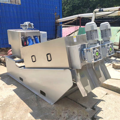 Spiralen-Schlamm der Festflüssigkeits-Trennungs-SS304, der Maschinen-automatisches schraubenartiges entwässert