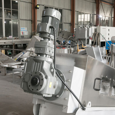Spiralförmiger Schlamm des Edelstahl-304, der Maschinen-Spindelpresse-industrielles automatisches entwässert