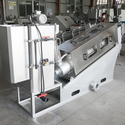 Spiralförmiger Schlamm des Edelstahl-304, der Maschinen-Spindelpresse-industrielles automatisches entwässert