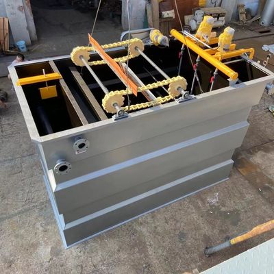 Edelstahl-horizontaler Fluss DAF Dissolved Air Flotation Machine integrierte 50m3/H