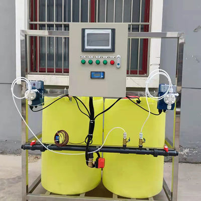Verzögert abfallende Auflösung PET 1000L/H Pac-Pam Flocculant Automatic Dosing Machine