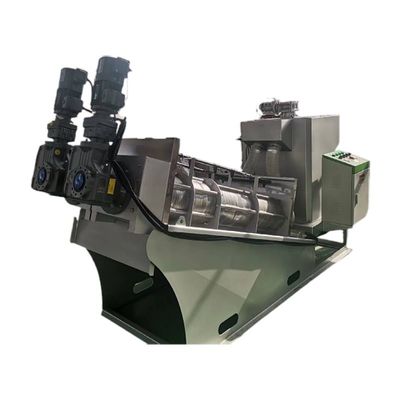 Schraubenartige Entwässerungsmittel-Weiden-Abwasseraufbereitung automatisches 3m3/H des Schlamm-SS304