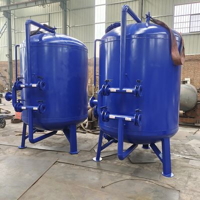 Flacher Quarz-Sand-Aktivkohle-Edelstahl-Filter-automatische Polierung