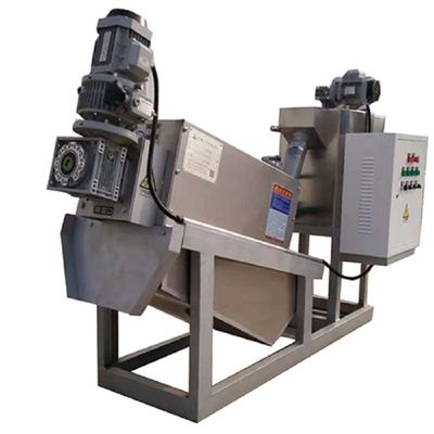 10m3/H verschlammen Entwässerungsmaschinen-Filtrations-Konzentrations-Presse-Festflüssigkeits-Trennungs-integrierten Schrauben-Stapler