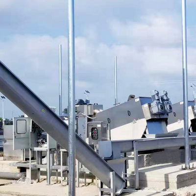 10m3/H verschlammen Entwässerungsmaschinen-Filtrations-Konzentrations-Presse-Festflüssigkeits-Trennungs-integrierten Schrauben-Stapler