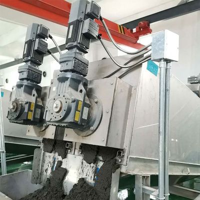 des maschinennahrungsmittelfabrik-Schlamms des Schlamms der Spirale 15m3/H Entwässerungsentwässerungsausrüstung