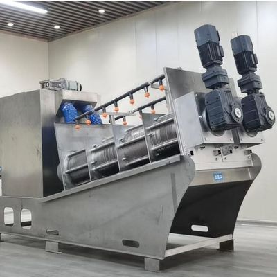 maschinen-Edelstahl-Schlammkohle des gewundenen Schlamm-12m3/H verschlammen Entwässerungsdie entwässerung