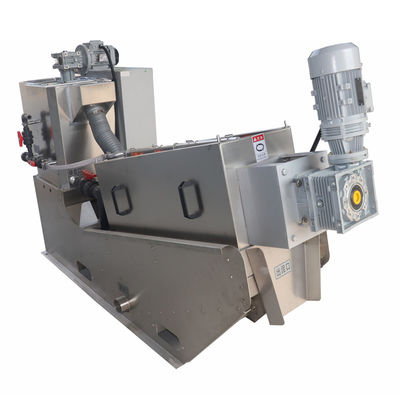 Schwein-und Hühnerdüngemittel-Spindelpresse verschlammen die Entwässerung maschinell bearbeiten integriert