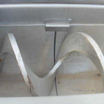 Horizontaler wellenloser Schneckenförderer für Schlamm aus Kohlenstoffstahl, beweglich