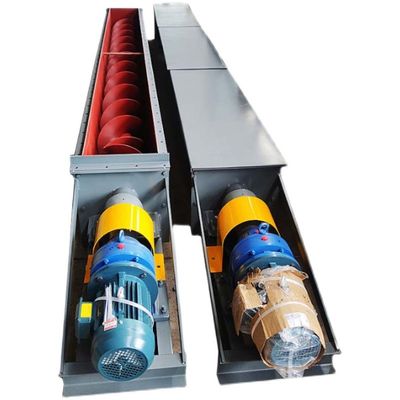 U-förmiger Schlammschneckenförderer aus Edelstahl 304