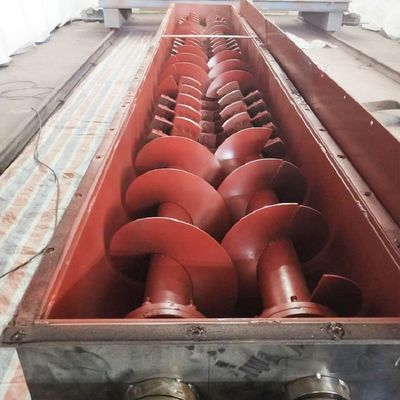 U-förmiger Schlammschneckenförderer aus Edelstahl 304