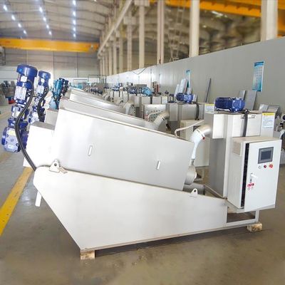 Schneckenpresse Chemieanlagen-Schlamm-Entwässerungsausrüstung Vollautomatisch