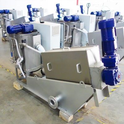 Schneckenpresse Chemieanlagen-Schlamm-Entwässerungsausrüstung Vollautomatisch