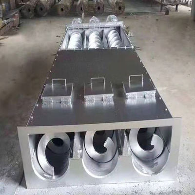 Hochtemperaturbeständiger wellenloser Schneckenförderer Edelstahl