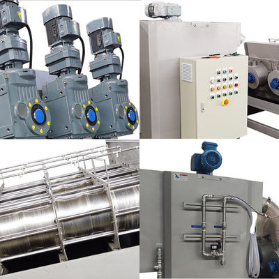 Mobile Schneckenschlamm-Entwässerungsmaschine Automatische Schneckenpresse