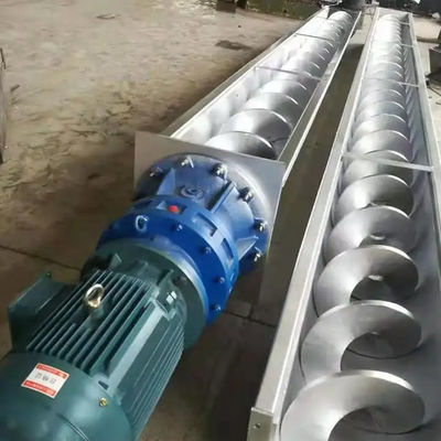 Wellenloser Pellet-Schneckenförderer aus Edelstahl für Zement-Spiralbohrer