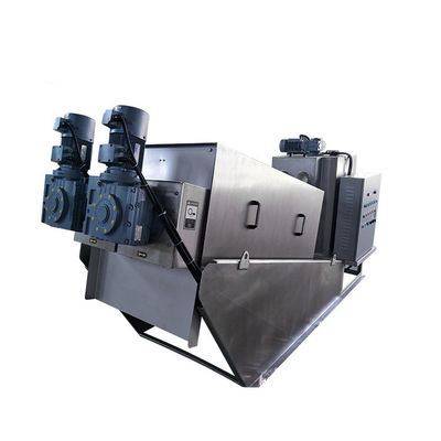 MASCHINEN-hohe Dehydrierungs-Rate des automatischen gewundenen Schlamm-SS304 Entwässerungs