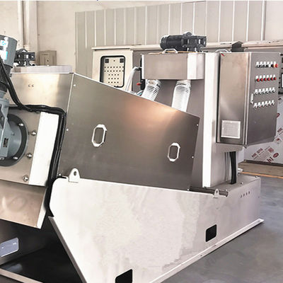 MASCHINEN-hohe Dehydrierungs-Rate des automatischen gewundenen Schlamm-SS304 Entwässerungs
