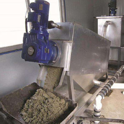 MASCHINEN-hohe Dehydrierungs-Rate des automatischen gewundenen Schlamm-SS304 Entwässerungs
