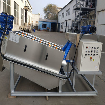 Spiralförmiger Schlamm-Entwässerungsmaschine für Ausscheidungs-Urin-Edelstahl-spiralförmige Spindelpresse