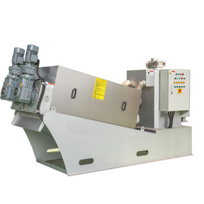 bearbeiten der gewundene entwässernde Schlamm 100m3/H Schlamm-Behandlungs-Ausrüstung SUS316L maschinell