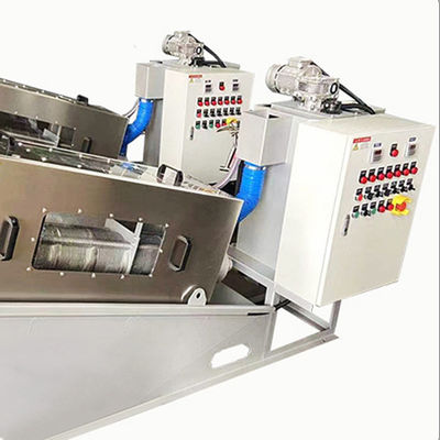 Volles automatisches Edelstahl-Spiralenschlamm-Entwässerungsmittelsystem 2.23kw 380Volt