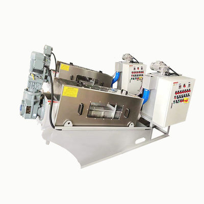 Volles automatisches Edelstahl-Spiralenschlamm-Entwässerungsmittelsystem 2.23kw 380Volt