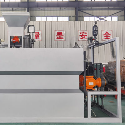 Drei trockenes Pulver Dosierungsausrüstung integriertes 4000L/H der Kammer-PAM/PAC