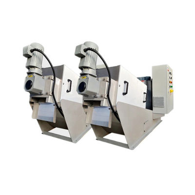 Automatisches Laufen der SS304/316 Spindelpresse-Schlamm-Entwässerungsmaschinen-2.25kw