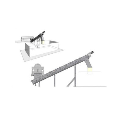 Edelstahl-Bohrer-gewundener granulierter materieller Pulver-Schneckenförderer-hohe Leistungsfähigkeit