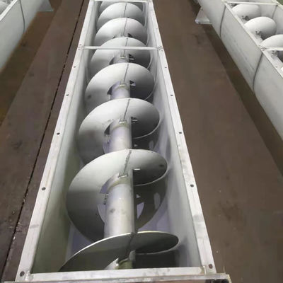 Edelstahl-Bohrer-gewundener granulierter materieller Pulver-Schneckenförderer-hohe Leistungsfähigkeit