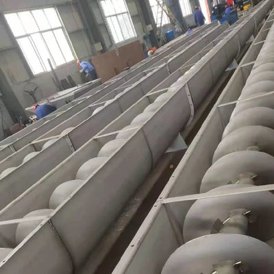 Edelstahl-Bohrer-gewundener granulierter materieller Pulver-Schneckenförderer-hohe Leistungsfähigkeit