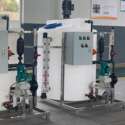2000L/h Automatic Polymer Dosing Unit with 0.18kW Dry Powder Mixer