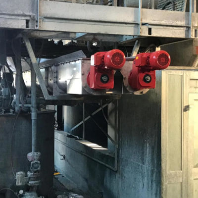 1~100m Länge automatisierte Schneckenförderer des Kohlenstoffstahl-Shaftless für Zement-Korn-Pulver