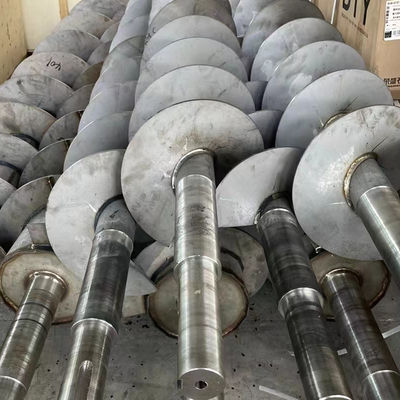 Edelstahl-Spiralen-Förderer 50m3/H Kohlenstoffstahl Shaftless Schneckenförderer automatisierter