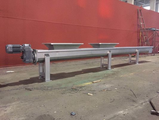 Kohlenstoffstahl-Schrauben-Bandförderer, 300mm Entladungs-Schneckenförderer