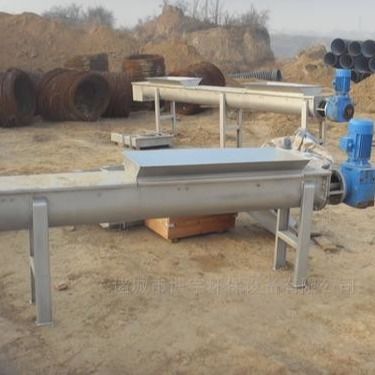 Hochleistungs-Schraubpresse-Entwässerungssystem. 6,5 m3/h, Schacht-Typ für Abwasser.