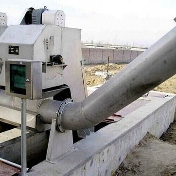 Abwasser-Spindelpresse-Maschine, kleine Entwässerungs1.2m3/h spindelpresse