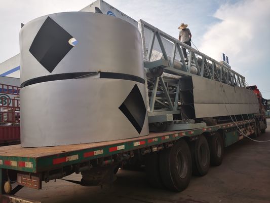 Halbbrücke-Schlamm-Schaber-System mit Sekundärsedimentationsbecken