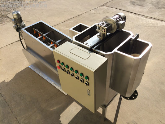 100mm Staplungsschrauben-Schlamm-Entwässerungsmaschinen-industrieller Grad