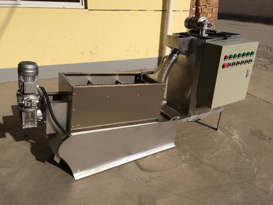 100mm Staplungsschrauben-Schlamm-Entwässerungsmaschinen-industrieller Grad