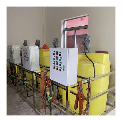 Pulver-flüssiges Polymer-chemische Dosierungssystem-automatische Abwasseraufbereitungs-Selbstschwerkraft