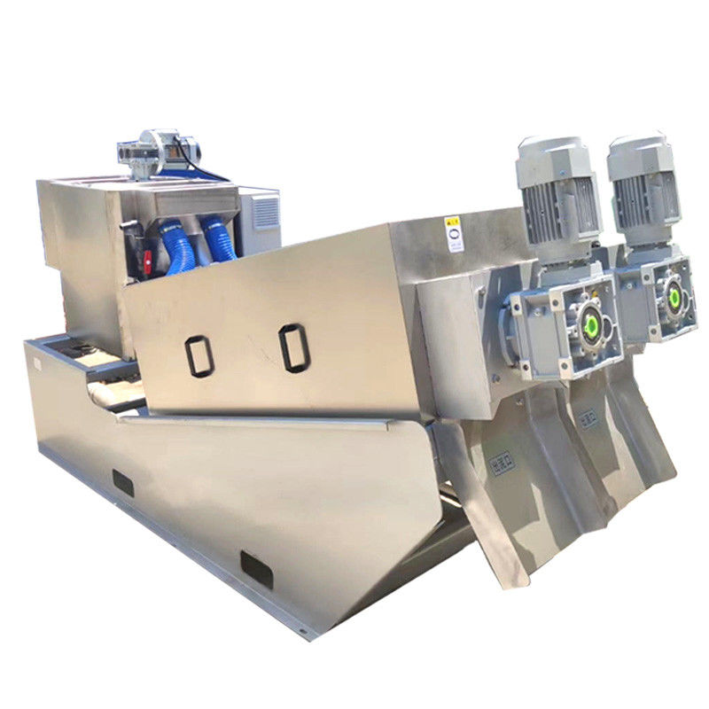 Spiralen-Schlamm der Festflüssigkeits-Trennungs-SS304, der Maschinen-automatisches schraubenartiges entwässert