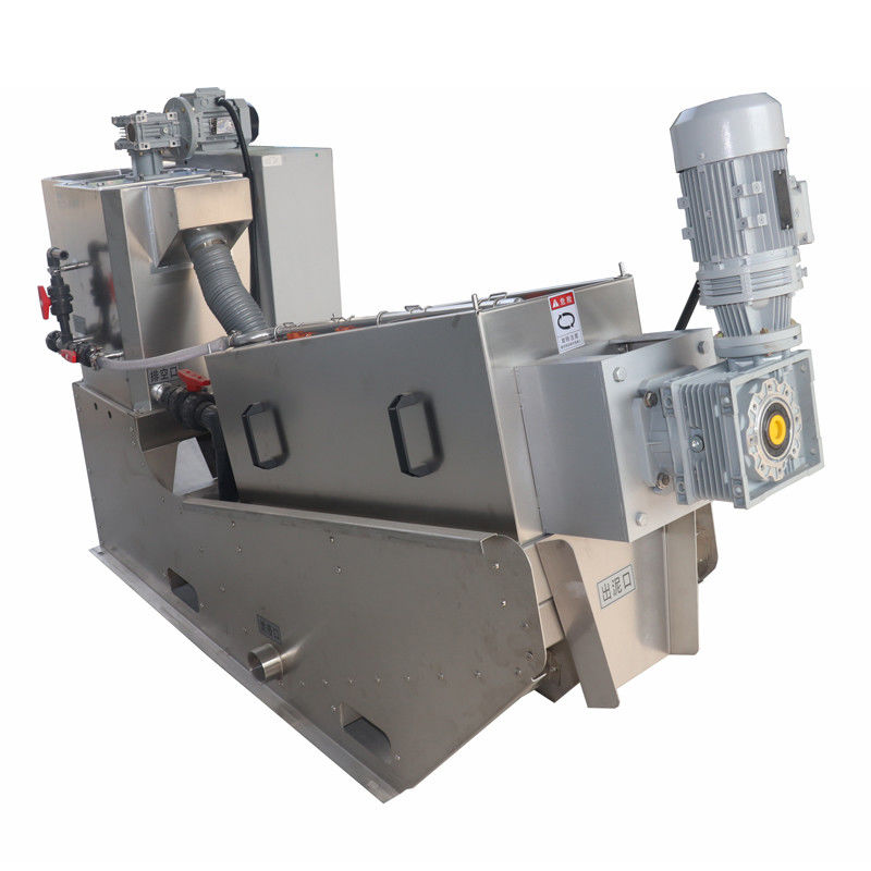 Schwein-und Hühnerdüngemittel-Spindelpresse verschlammen die Entwässerung maschinell bearbeiten integriert