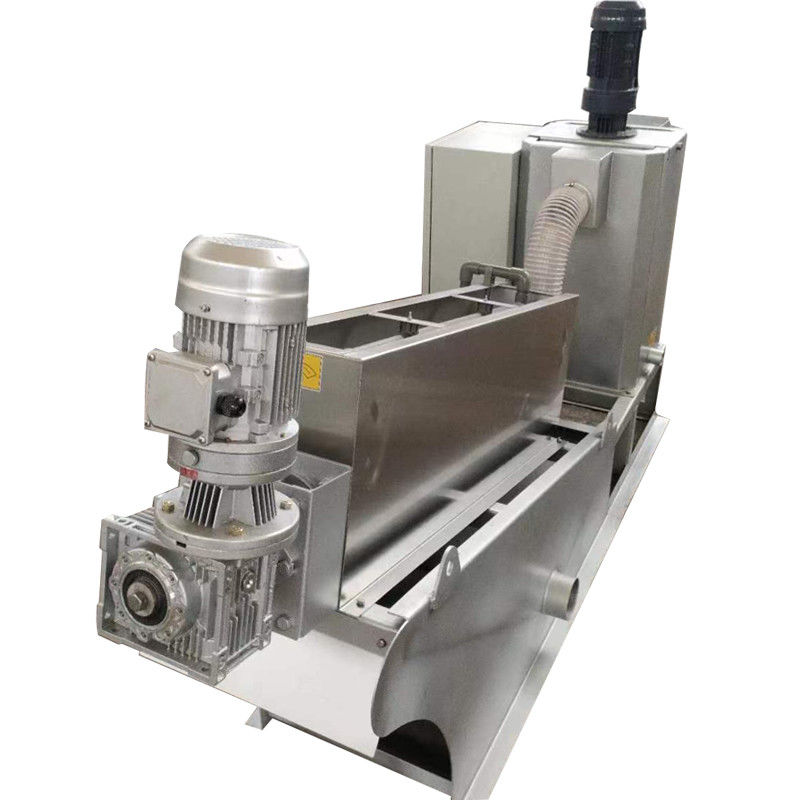 spiralförmiger Entwässerungsmittel-Spindelpresse-Schlamm-auf mehreren Disketten Entwässerungsmaschine des Schlamm-1-2500kgs/H