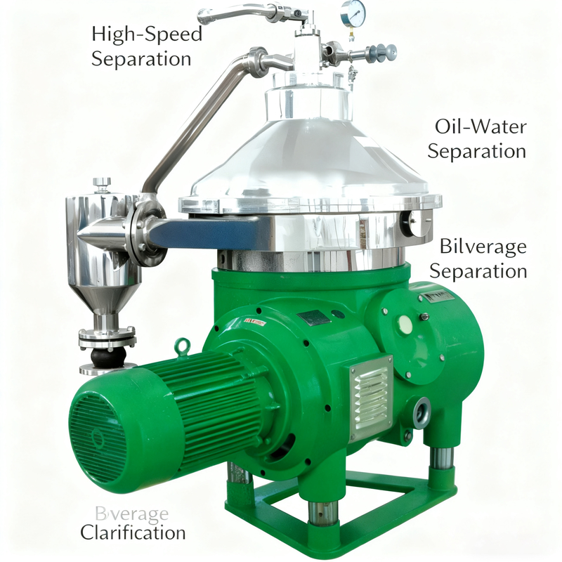 Automatische Scheibenzentrifuge zur kontinuierlichen Trennung von festen und flüssigen Phasen in der Industrie
