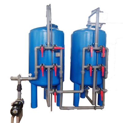 Automatisches Kohlenstoffstahl-Quarz-Sandfilter-Aktivkohle-Mangan-flacher Sand