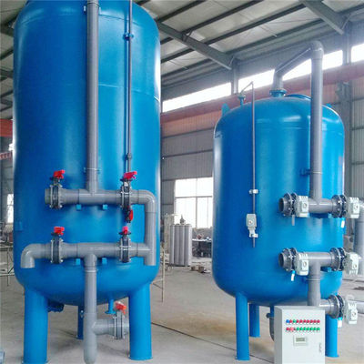 Automatisches Kohlenstoffstahl-Quarz-Sandfilter-Aktivkohle-Mangan-flacher Sand