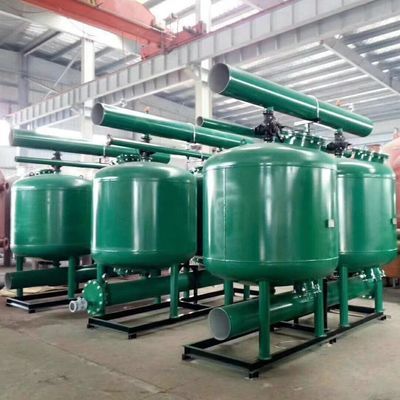 SS-Quarz-Sandfilter-automatische Aktivkohle-flaches Mangan-Sand-Multimedia